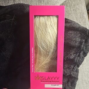 Honey Blonde Drawstring Ponytail